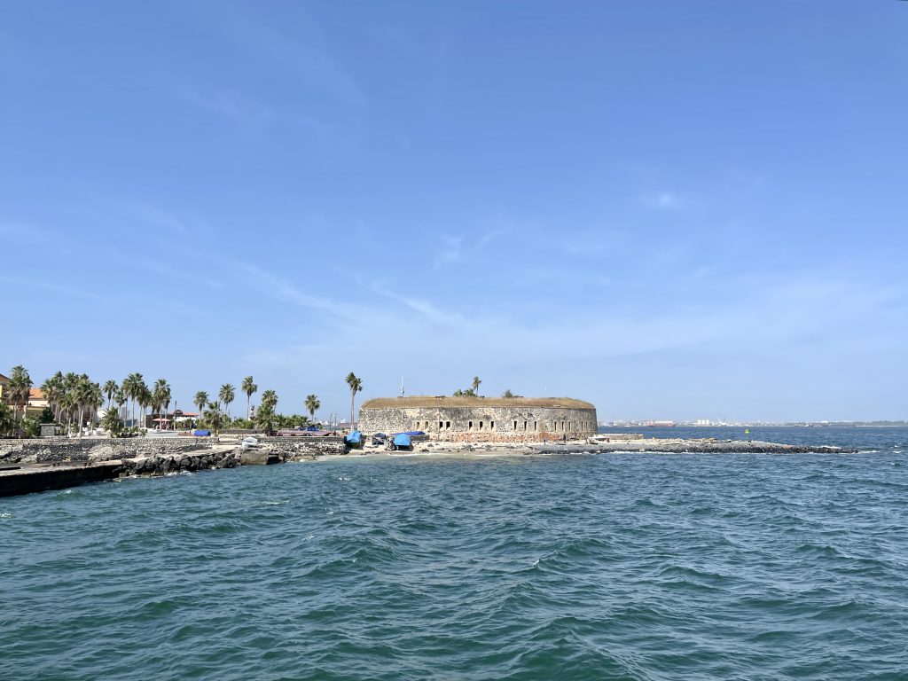 Vista da ilha de Gorée, no Senegal